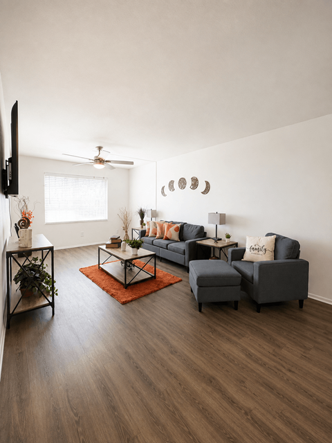 Floor plan for 1 bed, 1 bath, 800 sqft